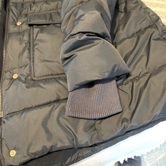 Girls' chateau puffer jacket with PrimaLoft® (Navy) - Picture 3 of 4